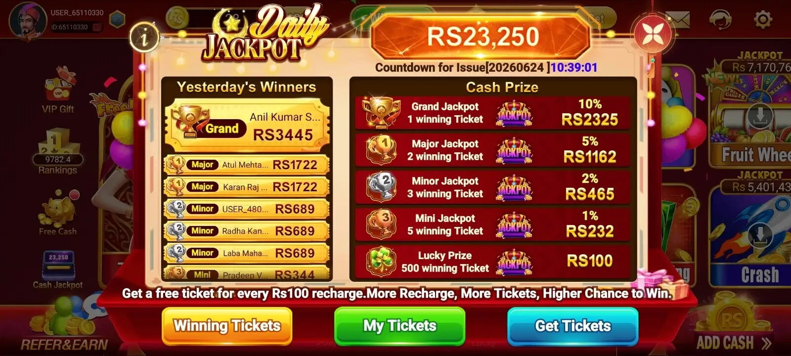 A2 Game Daily JackPot